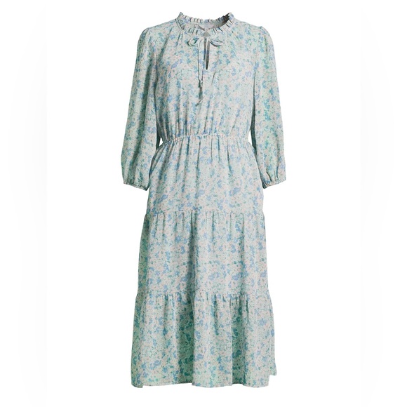 Time and Tru Dresses & Skirts - Floral Midi Dress Size XL